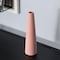 Uniquewise 8 Inch Contemporary Ceramic Cone Shape Table Vase Modern Pastel Colored Flower Holder, Pink QI004359.RD - alternate 3